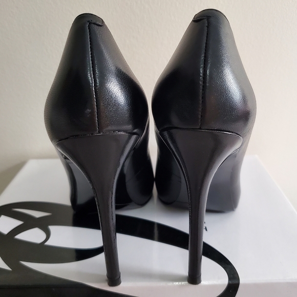 Nine West Msknoitall Black Leather Mary Jane Pump - Picture 5 of 12